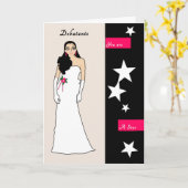 Kaart voor Debutante (Gele Bloem)