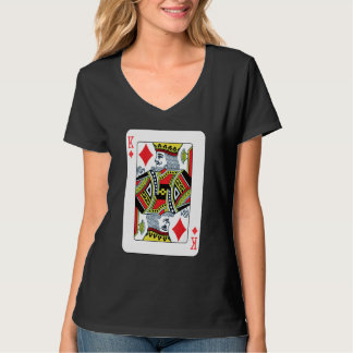 Kaart voor diamanten poker t-shirt