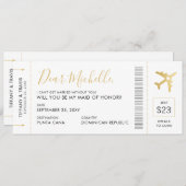 Kaart voor een bruiloft op bestemming (Voorkant / Achterkant)