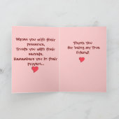 Kaart voor een Echte Vriend (Binnen)