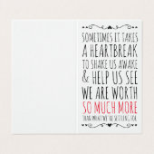 Kaart voor een Gebroken Vriend (Buitenkant ongevouwen)