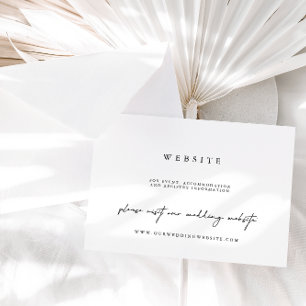 Kaart voor eenvoudige minimalistische behuizing vo