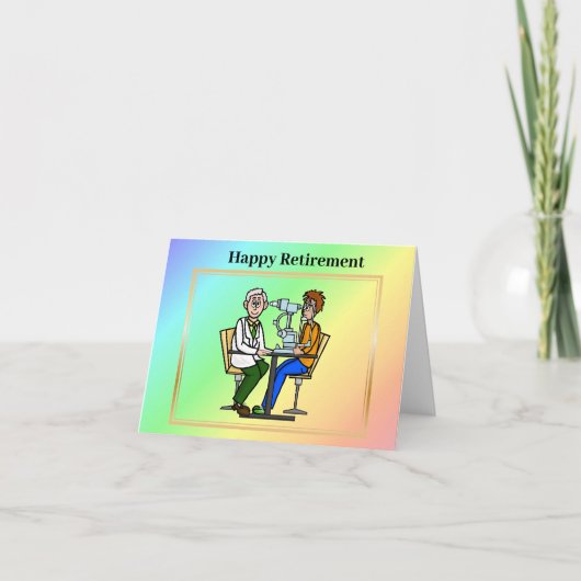 Kaart voor Eye Doctor Retirement (Voorkant)