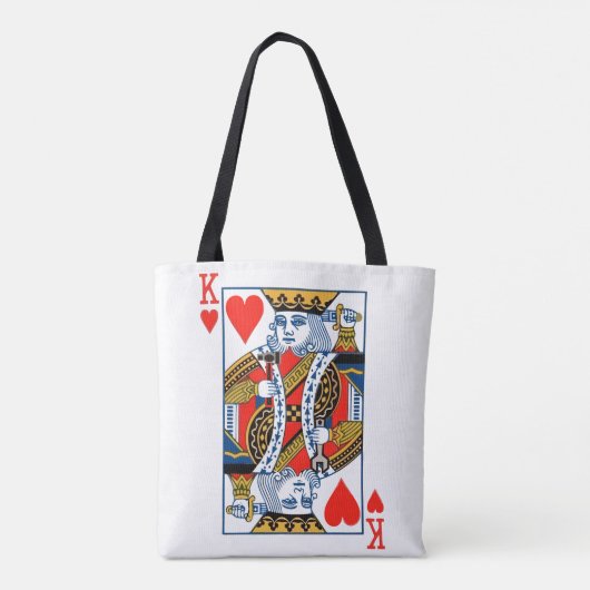 Kaart voor harten tote bag (Achterkant)