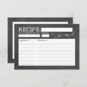 Kaart voor hergebruik van Chalkboard (Voorkant / Achterkant)