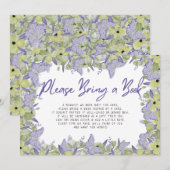 Kaart voor het aanvragen van een Baby shower voor  (Voorkant / Achterkant)