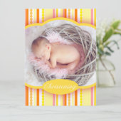 Kaart voor het maken van een proeffotoaankondiging (Staand voorkant)