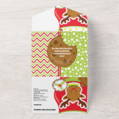 Kaart voor het recept van cacaoverrendiertjes, leu (Buitenkant)