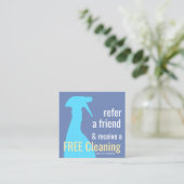 Kaart voor het reinigen van flesjes voor spuitfles (Staand voorkant)