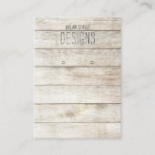 Kaart voor Hout Rustig Earring Display Visitekaartje (Voorkant)