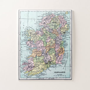  kaart voor Ierland Legpuzzel