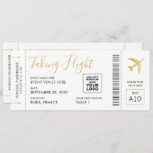 Kaart voor instapkaarten Ticket Travel Theme Large (Voorkant / Achterkant)