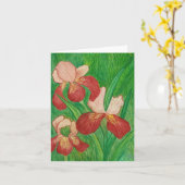 Kaart voor Iris Note Backyard (Gele Bloem)