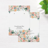 Kaart voor juwelenweergave, Waterverf floralen (Bureau)