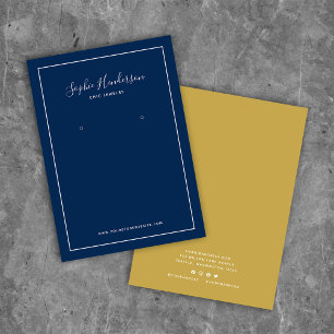 Kaart voor kalligrafie en aangepaste kleurenweerga