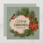 Kaart voor kerstcadeautjes (Voorkant / Achterkant)