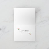 Kaart voor kerstcadeauvakantie (Binnen)