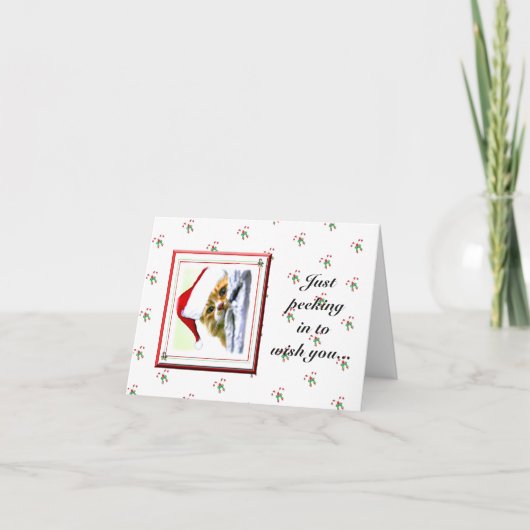 Kaart voor kerstcadeauvakantie (Voorkant)