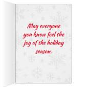 Kaart voor kerstmis (Binnen (Rechts))