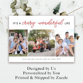 Kaart voor kerstmis | Crazy Wonderful Life