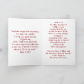  Kaart voor kerstmis op de Nativiteitsscène (Binnen)