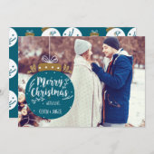 Kaart voor kerstversiering (Voorkant / Achterkant)