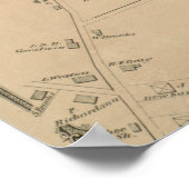 kaart voor leesmachines (1875) poster (Hoek)