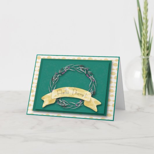 Kaart voor lege notitie aan de binnenkant (Voorkant)