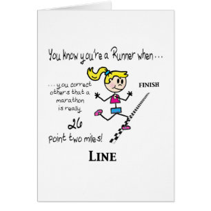 Kaart voor marathonloper