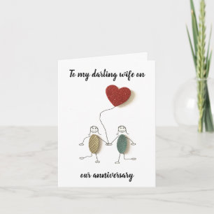Kaart - Voor mijn lieve vrouw op onze trouwdag