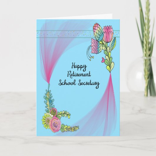 Kaart voor pensionering van de secretaris van de s (Voorkant)