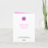 Kaart voor persoonlijke Moederdag (Achterkant)