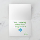 Kaart voor prettige kerstcadeaus (Binnen)