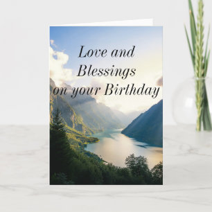 Kaart voor religieuze verjaardag