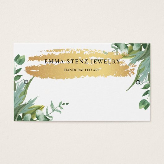 Kaart voor trombocytenweergave ・ Waterverf Eucalyp (Voorkant)