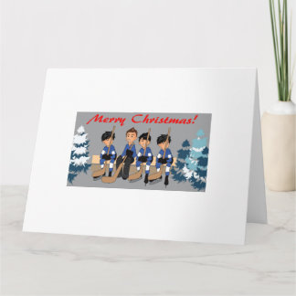 Kaart voor vakantie Laten we omhoog gaan, hockey !