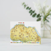 Kaart voor Zuid-Afrika 2 (Staand voorkant)