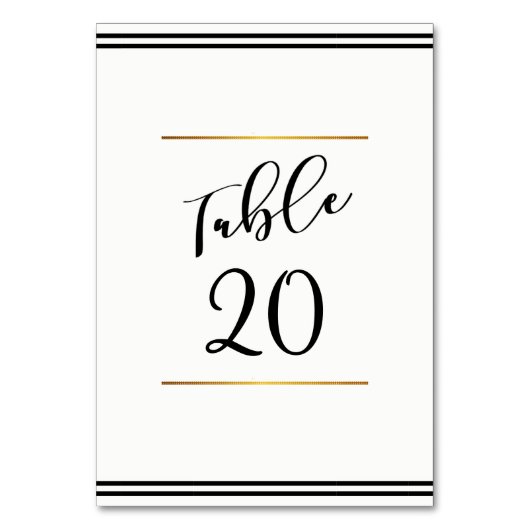 Kaart voor zwarte en witte bruiloft (Voorkant)