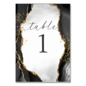Kaart voor zwarte, gouden en grijze reuzentafel (Achterkant)