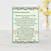 Kaart-vriend-gelukkige penny-gewoon lijm penny op kaart (Gele Bloem)