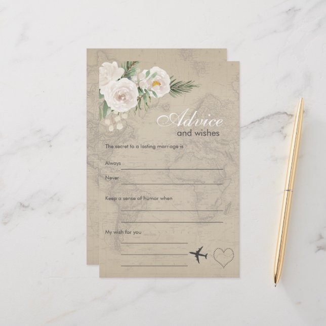  Kaart Vrijgezellenfeest Advies (Voorkant / Achterkant in situ)