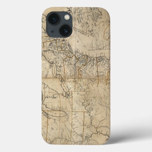 KAART: VS, 1783 Case-Mate iPhone CASE (Achterkant)