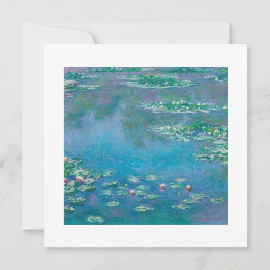 KAART : " WATERLITEIT " PER MONET (Voorkant)