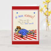  Kaart wenst Soldaat Boyvriend (Gele Bloem)