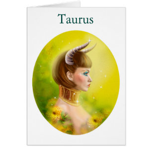 Kaart Zodiac - Fantasy Stier