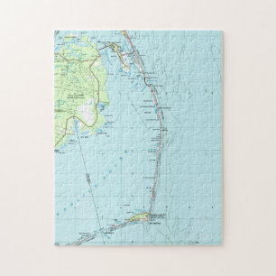 kaart Zuidelijke Banken (1957) Legpuzzel