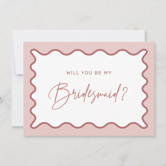 Kaart Zware grens Bridesmaid proposal (Voorkant)