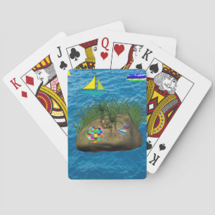 Kaartdecker afspelen pokerkaarten
