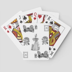 Kaartdecker afspelen pokerkaarten