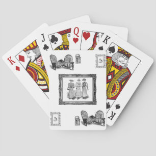 Kaartdecker afspelen pokerkaarten